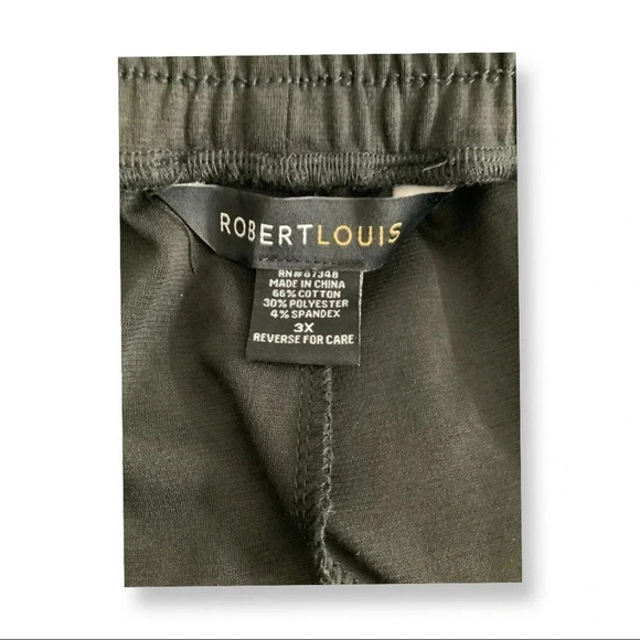 Robert Louis Essential Jogger Soft Comfy Fit Size 3X Pants. New With Tags - Picture 3 of 3